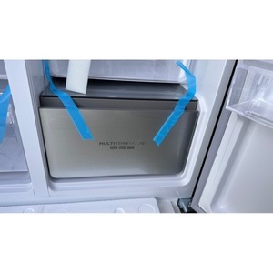 Side By Side <b>Refrigerator</b> 539L Frost Free Inverter Energy Efficient Dual Door - Product Image 2