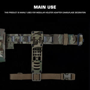 मॉडुलर त्वरित-ड्रा कैमलॉज लोअर प्रेस प्लेट एडाप्टर GB-ACC-11 छलावरण जादू टेप शिकार सहायक - Product Image 4