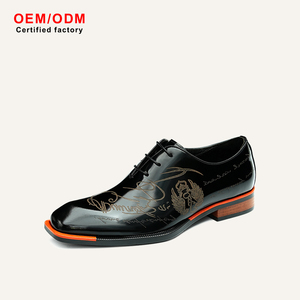 OEM/ODM Manufacturer Custom Design Fashion Footwear Luxury Party Wedding Lace-up Comfort Lightweight Laser Letters Oxford <b>Shoes</b> - Product Image 3