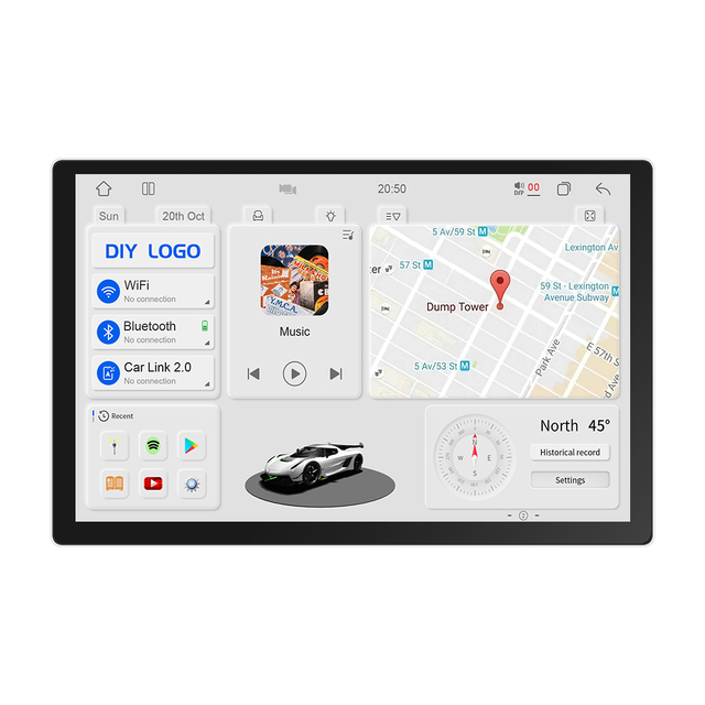 8GB+256GB 13 Inch OLED Screen GPS OBD2 DSP Amplifier FM Autoradio Multimedia for Android Car Radio