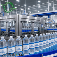 Ligne de production automatique d'eau en bouteille 3 en 1 : soufflage, remplissage, bouchage, étiquetage et emballage – Solution complète