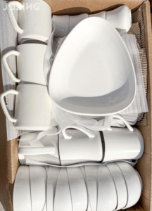 Vajilla de Cerámica Blanca Redonda Clásica de Porcelana de <span class=keywords><strong>la</strong></span> Fábrica JOZING, Apta para Microondas y Lavavajillas, para Uso en Restaurantes - Product Image 6