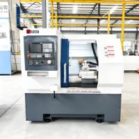 Mesin Bubut CNC CK32 Slant Bed Presisi Tinggi dengan Kontrol GSK