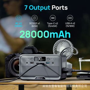 Estación de Energía Solar Portátil de 100W 28000mAh R100 para Acampar, Autos, Uso en Emergencias al Aire Libre - Product Image 2