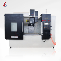 Centre d'usinage CNC vertical 3 axes avec commande GSK, broche simple, cône BT40, capacité robuste