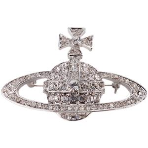 Western Queen's Vivienne Large <span class=keywords><strong>Saturn</strong></span>ブローチは、ハイエンドのデザインとエレガンスのセンスを醸し出しています。地球の惑星のブローチ - Product Image 5