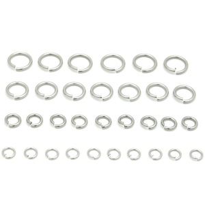 แหวนวงเปิดสแตนเลส Anno Jewelry หลายขนาด สำหรับทำสร้อยข้อมือ สร้อยคอ อุปกรณ์ทำเครื่องประดับ - Product Image 5