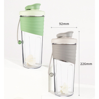 Cadeau d'affaires haut de gamme, shaker à protéines en plastique transparent sans BPA, portable, 700 ml, pour le sport en plein air, la salle de sport, anti-fuite, compatible lave-vaisselle