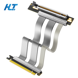 High Speed PCI-E 5.0 X16 90 graden verticale installatie GPU-uitbreidingskabel voor desktop, op voorraad - Product Image 1