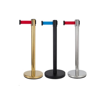Poteau de guidage temporaire pour file d'attente en acier inoxydable - Product Image 4