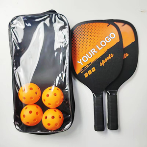 OEM Factory Custom Logo USAPA Approve Pickleball Training Practice Rackets Premium Wood <strong>Pickle</strong> Ball <strong>Paddle</strong> <strong>Set</strong> - Product Image 3