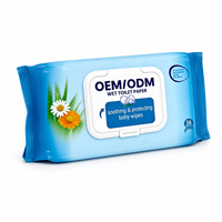 Lingettes humides ménagères personnalisables avec logo, biodégradables, dispersables, sans danger pour les fosses septiques, en fibres végétales, vente en gros pour marques privées