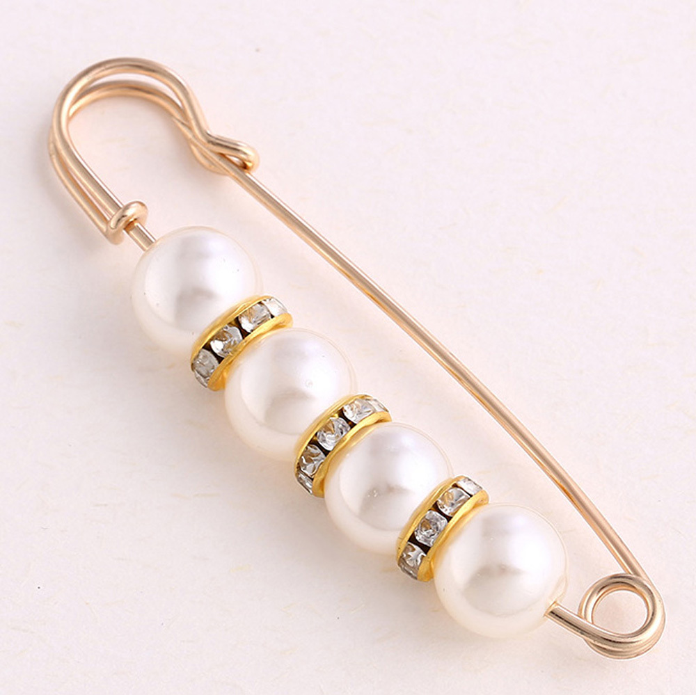 Perle blanche YZ012, 7,5 cm