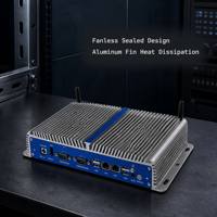 Computadora Industrial Integrada Intel Core I5 con 8GB/16GB de RAM, 8 Puertos USB, WiFi, E/S Industriales, GPIO de 8 Canales, Batería Externa y Ranura para Tarjeta SIM