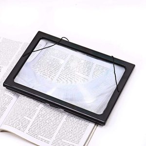 Loupe de lecture de bureau <span class=keywords><strong>A4</strong></span> pleine page LED créative pliante pour personnes âgées en plastique durable - Product Image 4