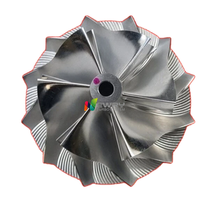 Turbocharger roda kompresor BV50 53049880054 059145715F untuk Audi, VW Touareg 3.0 TDI mesin ASB, BKN, BKS, BMK, BNG Turbo CW - Product Image 2