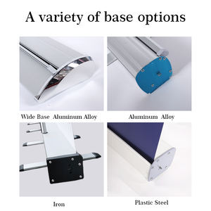 Espositore Roll-up con Base Stretta, Supporto da Terra in Alluminio Leggero e Portatile per Promozioni e Attività Indoor - Product Image 5