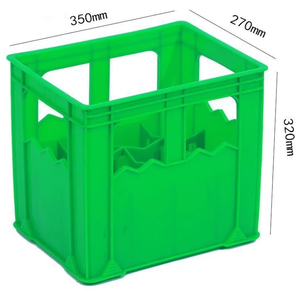 صناديق تخزين بلاستيكية شبكية متينة قابلة للتكديس وإعادة التدوير وصديقة للبيئة مع فتحات تهوية وألوان مخصصة للاستخدام اللوجستي - Product Image 3