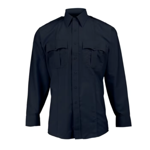 100% poliéster manga longa Airline piloto camisa guarda uniforme aviador dos homens clássicos - Product Image 4