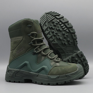 Botas de Senderismo Tácticas de Caña Alta Color Caqui para Hombre, Antideslizantes, Resistentes al Desgaste, con Cordones, para Trekking al Aire Libre - Product Image 3