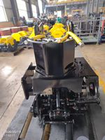 Outil de coupe d'arbres pour machines forestières, grappin à bois avec scie à chaîne pour opérations sur les chantiers de fällage