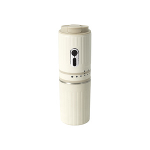 Machine à café portable multifonction <span class=keywords><strong>avec</strong></span> moulin intégré, réglage de la finesse de mouture et <span class=keywords><strong>filtre</strong></span> à mailles fines pour le camping, les voyages, le bureau et la maison - Product Image 6