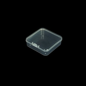 Square Transparent PP Plastic Storage Box 6x6x1.8cm With Lid For Jewelry Parts <b>Small</b> Material Container - Product Image 3