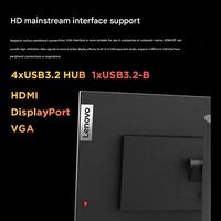 Monitor de Computadora Lenovo ThinkVision T27i-30 de 27 Pulgadas FHD IPS, HDMI, VGA, DP, 99% sRGB, Protección Ocular, Soporte Ergonómico, Pantalla para PC Empresarial
