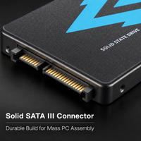 Disque SSD interne SATA 3 de 2,5 pouces 1 To, prix direct fabricant chinois, pour assemblages informatiques en gros