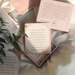 Impression personnalisée incroyable <span class=keywords><strong>grossesse</strong></span> naturelle nouvelle maman cartes d'affirmation jeu pour femmes enfants bébés avec boîte coulissante - Product Image 6