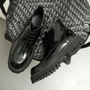 New Style Autumn-winter Pointed-toe <b>Boots</b> Handcrafted Party Men's <b>Boots</b> Business-style Laced Gentleman's Leather <b>Boots</b> - Product Image 4