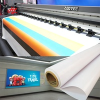HL 240g-750g 3.2m matériaux d'affiche personnalisé PVC Flex bannière Production Frontlit/rétro-éclairé boîte à lumière rouleaux de tissu
