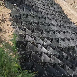 고강도 허니컴 블랙 HDPE 지오셀 보강 도로 자갈 안정화 그리드 옹벽 제방 - Product Image 4