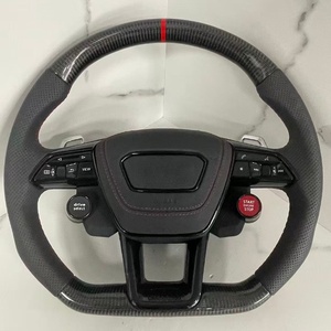 Volante Sportivo in Fibra di Carbonio per Audi A4/A4L/A5/<span class=keywords><strong>A6</strong></span>/A6L/A7/A8/A8L/R8/Q3/Q5/Q7/S3/S4 <span class=keywords><strong>2014</strong></span> - Product Image 1