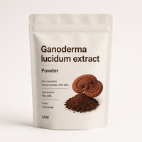 Extrait Pur de Champignon Reishi (Ganoderma Lucidum) de Qualité Alimentaire, 5%-30% Polysaccharides, Poudre Végétale, 1kg, Fournisseur Certifié ISO