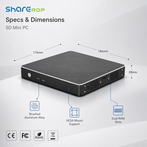Mini PC 4K de Alto Rendimiento con Cuatro Núcleos, I7 8550U OEM, Bajo Consumo de Energía, I5 <span class=keywords><strong>8250U</strong></span>, <span class=keywords><strong>I3</strong></span> 8130u, Ventilador, Mini Computadora de Escritorio para Juegos - Product Image 3