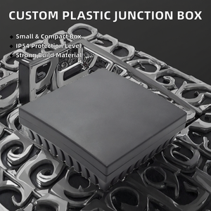 Caja de Control ABS Personalizable LK-S04 80x80x27mm, Carcasa de Plástico Pulido IP54, Terminal de Alimentación para Monitoreo de Seguridad - Product Image 3