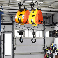 220V Mini palan électrique nouveau ménage petite grue Machine de levage treuil chaîne élingue acier matériel ménage palan électrique
