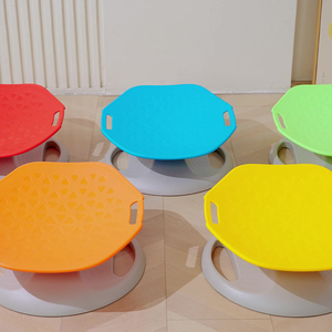 Equipo de Entrenamiento de Integración Sensorial Vestibular para Niños, Silla Giratoria Superdimensional con Base de TPE/Silicona para Edades de 0 a 12 Años - Product Image 3