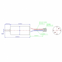 Moteur sans noyau DC 615, 53000 tr/min, 6*15 mm, 3,7 V, micro-moteur DC pour drone, modèle d'avion, quadricoptères