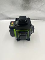 Niveau laser rotatif auto-nivelant 4D à 5 points, faisceau vert, 360 degrés horizontal et vertical, rechargeable Li-Ion, industriel, bricolage, 1 an