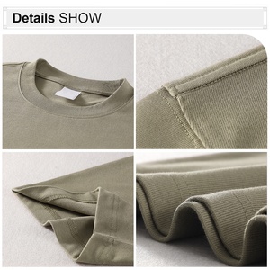 All'ingrosso su misura di alta qualità dei pesi massimi oversize 100% cotone t-Shirt <span class=keywords><strong>e</strong></span> Shorts set di t-Shirt da <span class=keywords><strong>uomo</strong></span> - Product Image 4