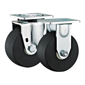 Rodízio Super Pesado Tipo A de 3, 4 e 5 Polegadas com Centro de Gravidade Baixo, Roda de Nylon para Carrinhos Industriais - Product Image 4