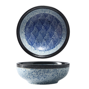 Ensemble de petits bols de service à soupe Ramen pour <span class=keywords><strong>salade</strong></span> de 12cm Bol en céramique en porcelaine japonaise avec logo personnalisé - Product Image 5