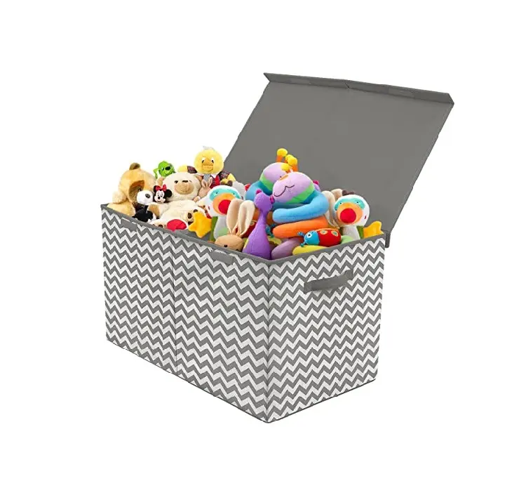 foldable Toy storage box cover suitable for kindergarten, game room, closet, family organization