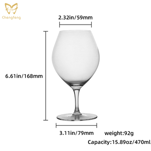 Verres à vin en cristal soufflé à la main, verres de dégustation de vin rouge et blanc haut de gamme, <span class=keywords><strong>Bordeaux</strong></span>, Bourgogne, Pinot Noir, Chardonnay - Product Image 5