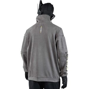เสื้อสเวตเชิ้ตครึ่งซิป FOXA Techwear สำหรับผู้ชาย ผ้าฟลีซ ระบายอากาศได้ดี ดีไซน์กระเป๋า - Product Image 4