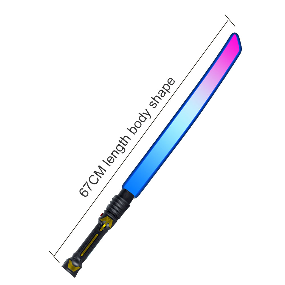HW рекламные игрушки с двойным лезвием, светодиодный лазерный меч, мигающий световой меч, бластер, красочные игрушки с подсветкой