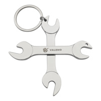 Mini pelle porte-clés personnalisée en alliage métallique, outil de simulation durable, porte-clés en alliage de zinc avec logo personnalisé, cadeaux promotionnels