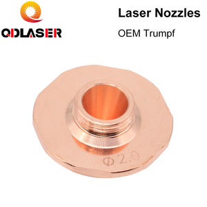 Boquillas de corte láser QDLASER calibre 0,8mm-1,7mm capa única Dia.24 para cabezal de corte láser de <span class=keywords><strong>fibra</strong></span> <span class=keywords><strong>Trumpf</strong></span> - Product Image 4